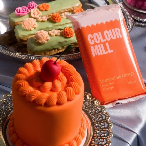 Orange Decorators Dough Fondant