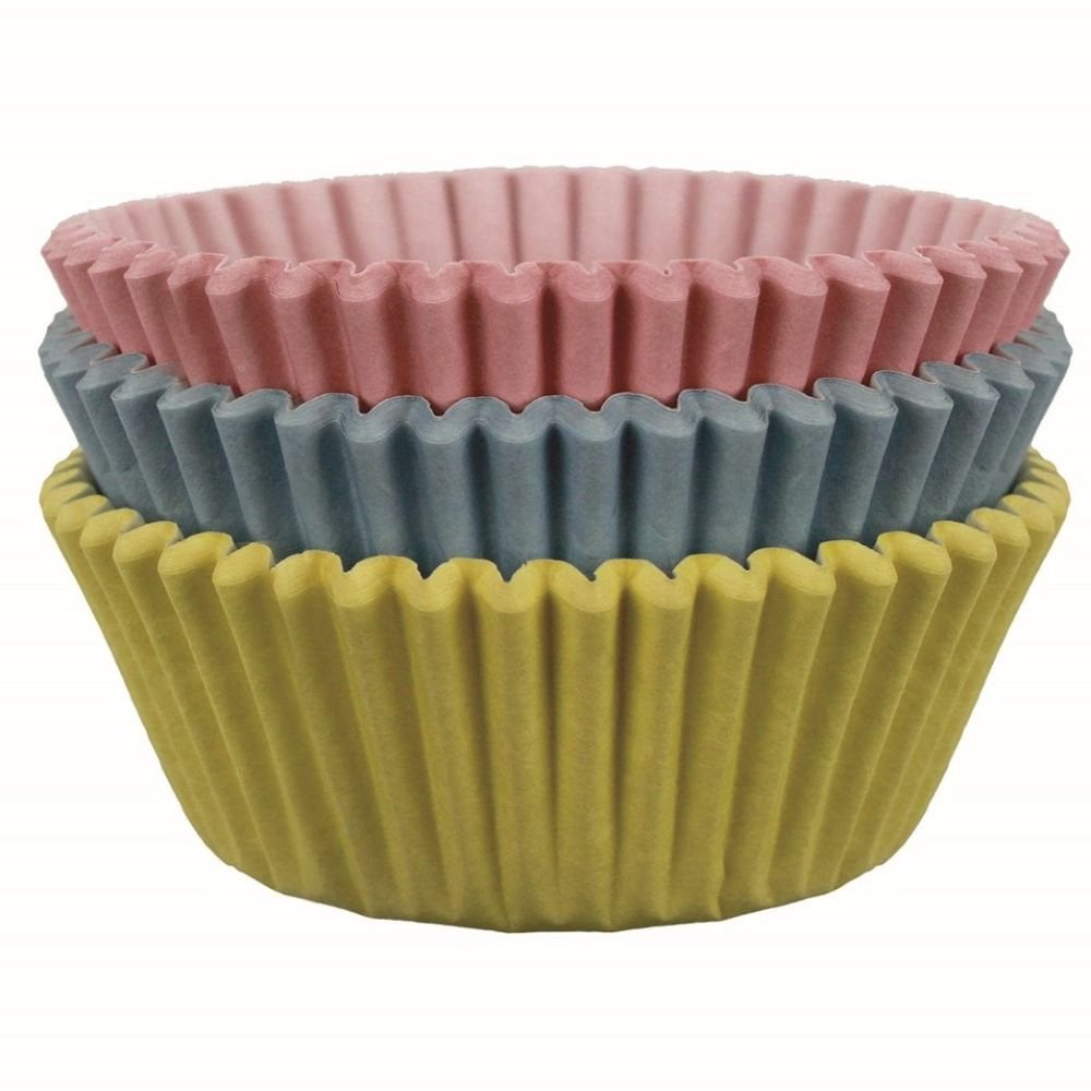 Mixed Standard Pastel Coloured Baking Cases x 60 Cups