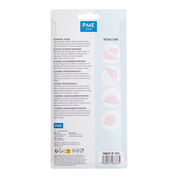 Straight Edge Sugarpaste Smoother Polisher