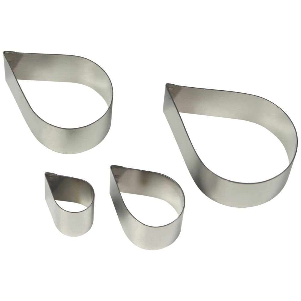 Rose Petal Icing Cutter Set Of 4