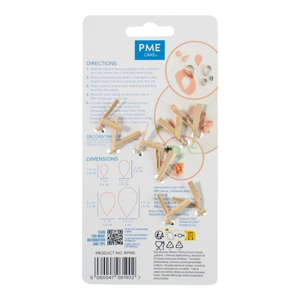 Rose Petal Icing Cutter Set Of 4