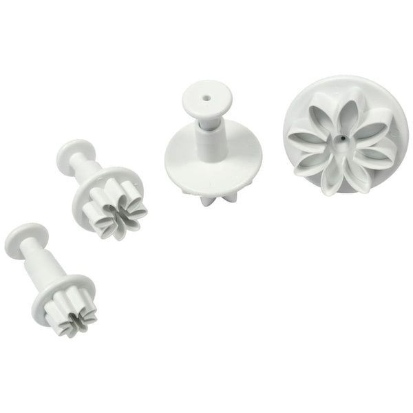 Daisy Marguerite Floral Plunger Cutter Set Of 4