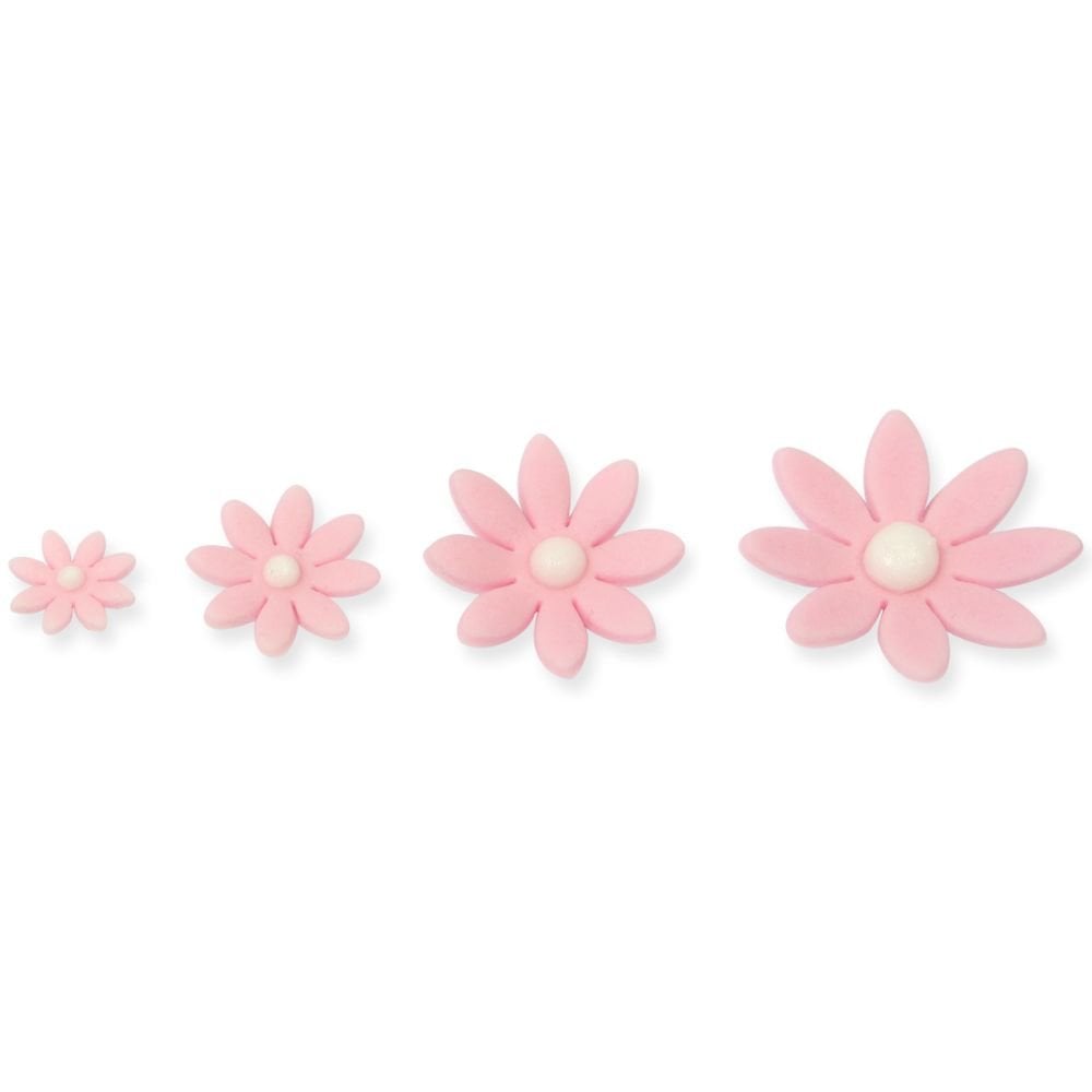 Daisy Marguerite Floral Plunger Cutter Set Of 4