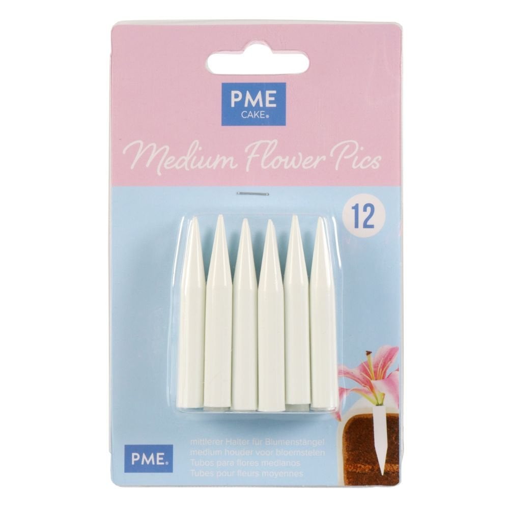 Medium Flower Pics Pack Of 12