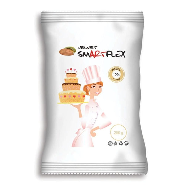 White Velvet Almond Flavoured Sugarpaste 250g