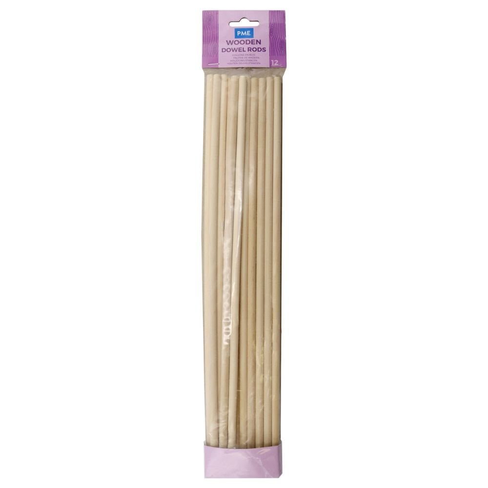 Wooden Dowels Pack Of 12