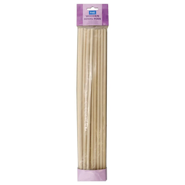 Wooden Dowels Pack Of 12