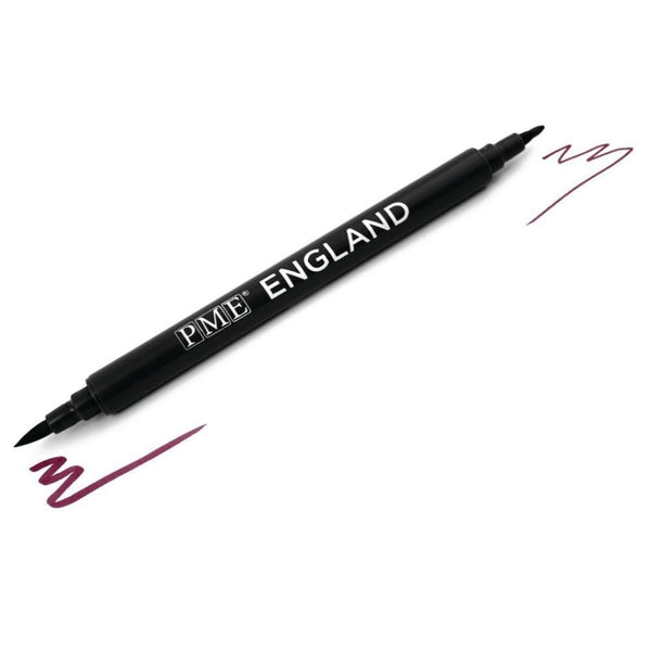 Black Brush & Fine Edible Ink Pen