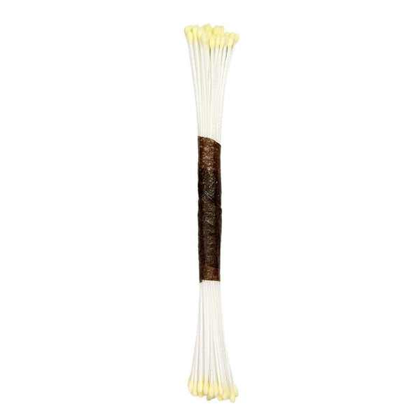 Fine Plain Ivory Stamens x 50