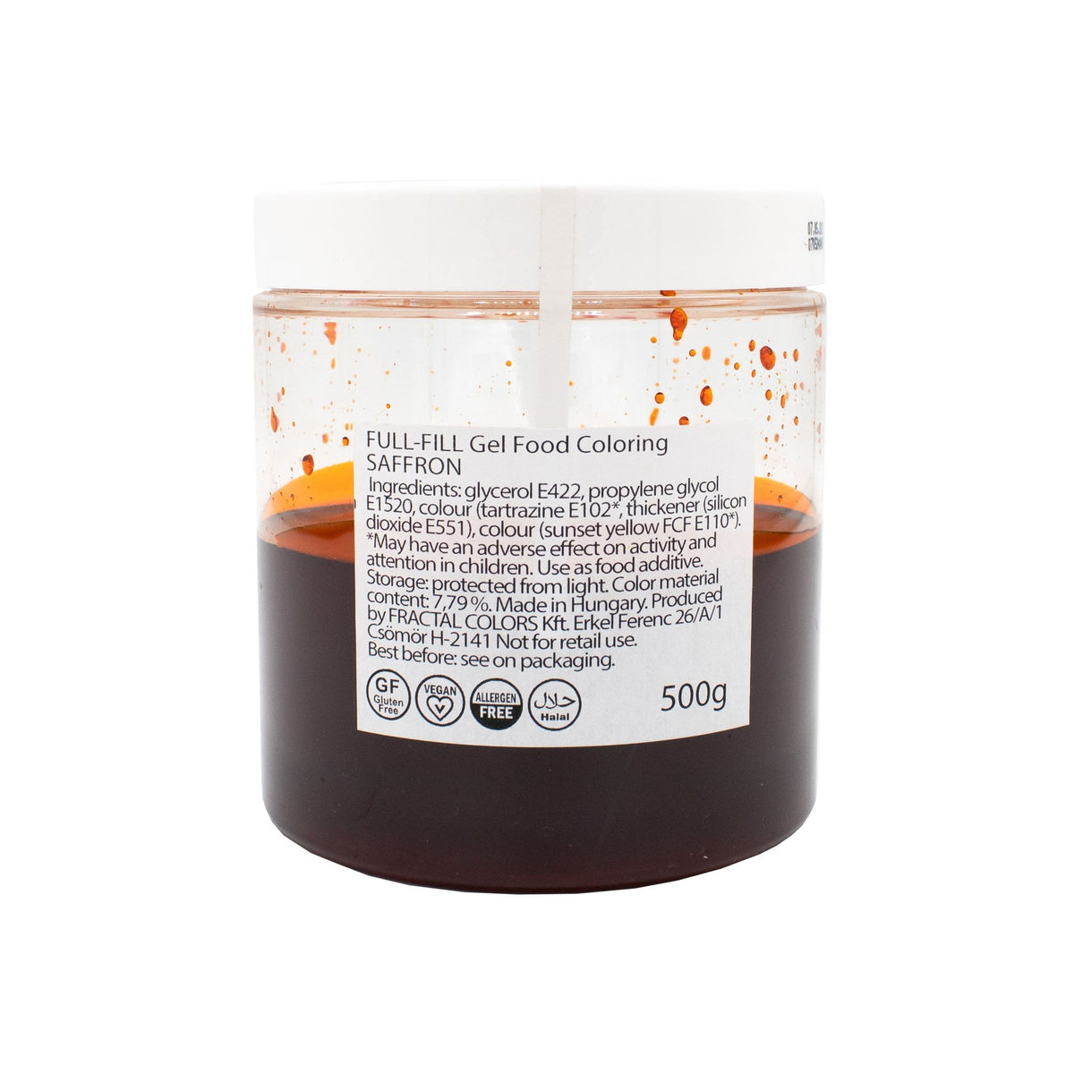 Saffron Yellow Fullfill Gel Food Colour 500g