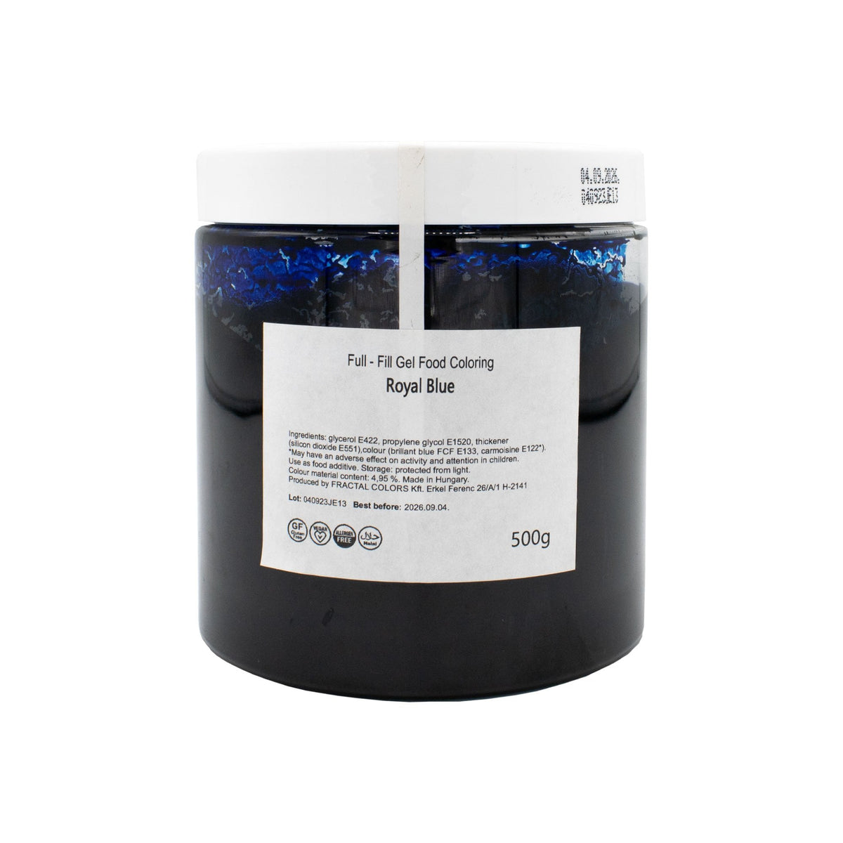 Royal Blue Fullfill Gel Food Colour 500g