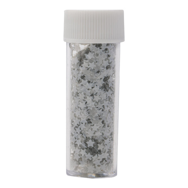Silver Stars - Edible Glitter 1g
