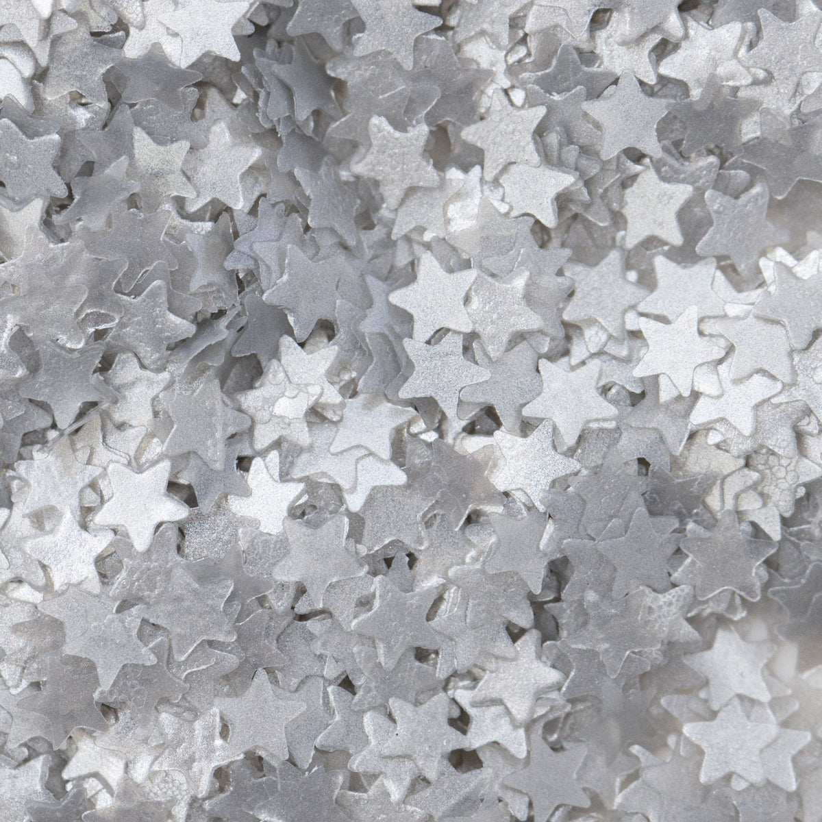 Silver Stars - Edible Glitter 1g