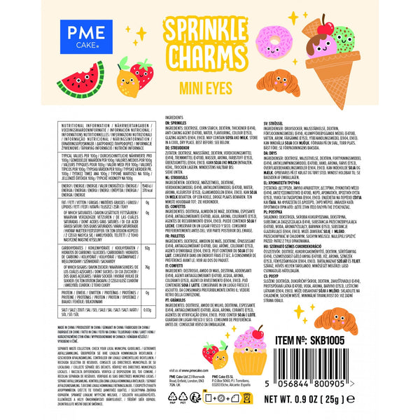 Mini Eyes Sprinkle Charms 25g
