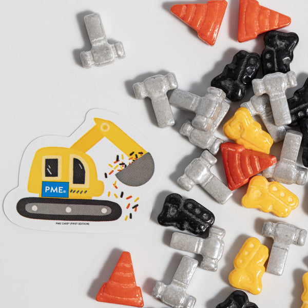 Construction Site Sprinkle Charms 25g