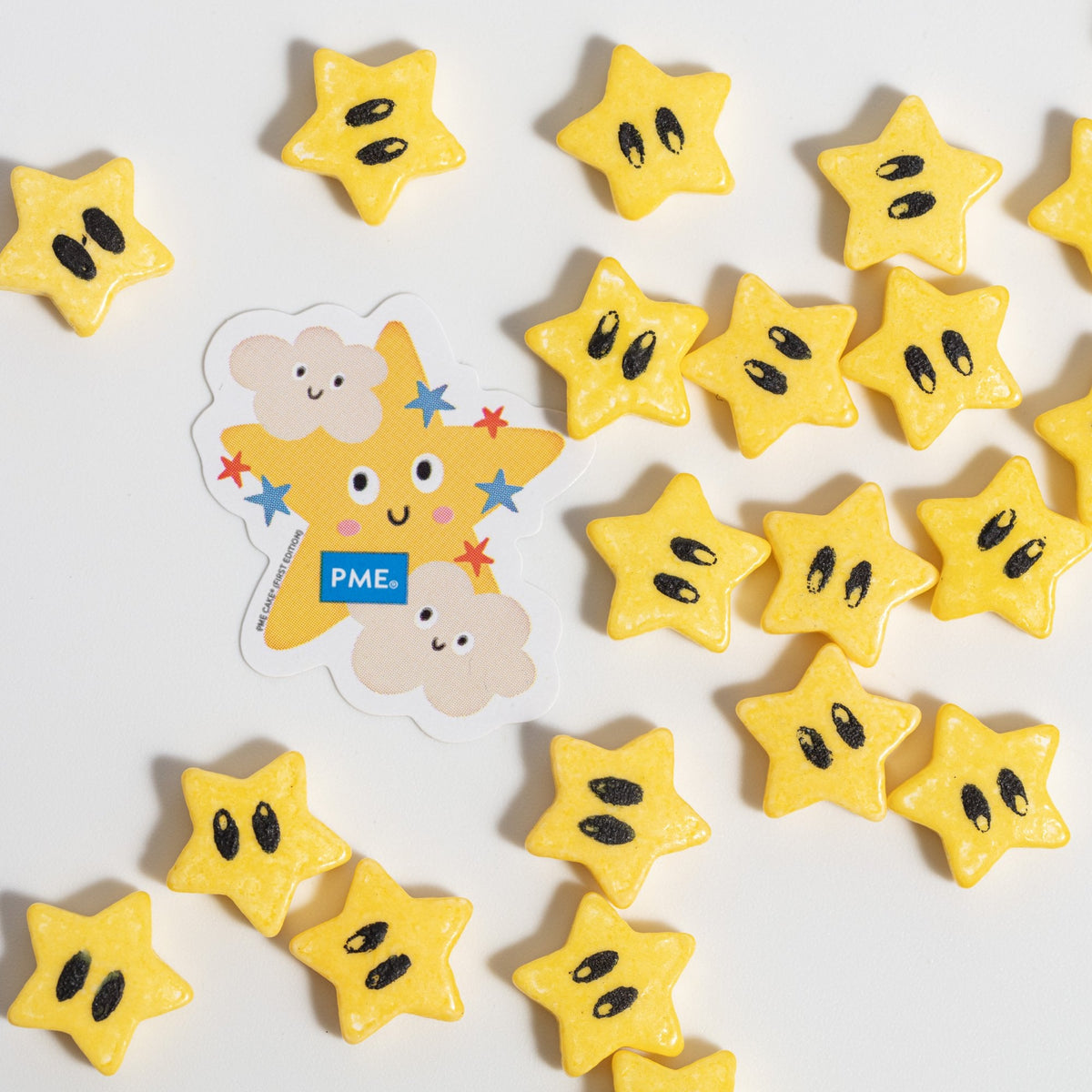Yellow Stars Sprinkle Charms 25g