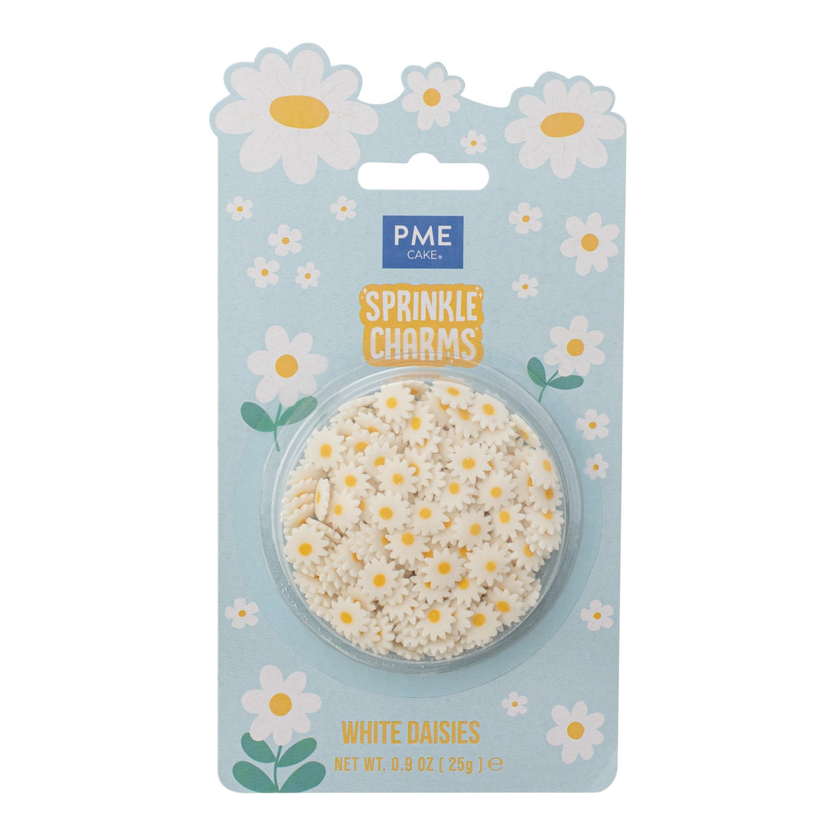 White Daisies Sprinkle Charms 25g