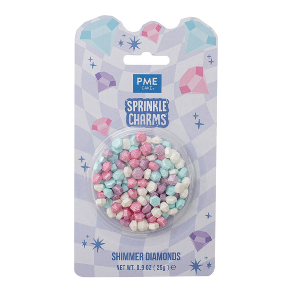 Shimmer Diamonds Sprinkle Charms 25g