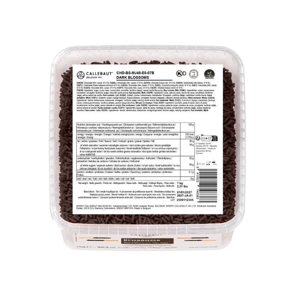 Dark Chocolate Blossom Curls 1KG