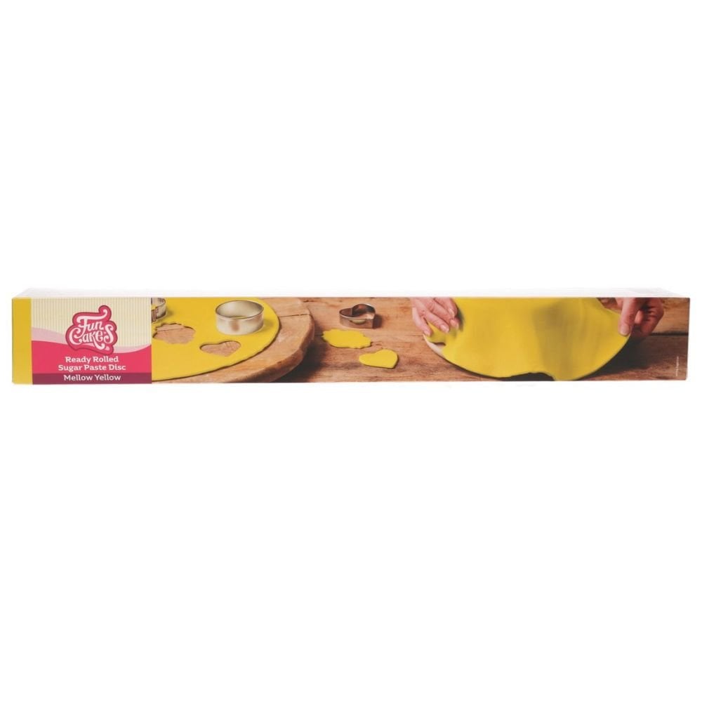 Mellow Yellow Ready Rolled Sugarpaste Disc