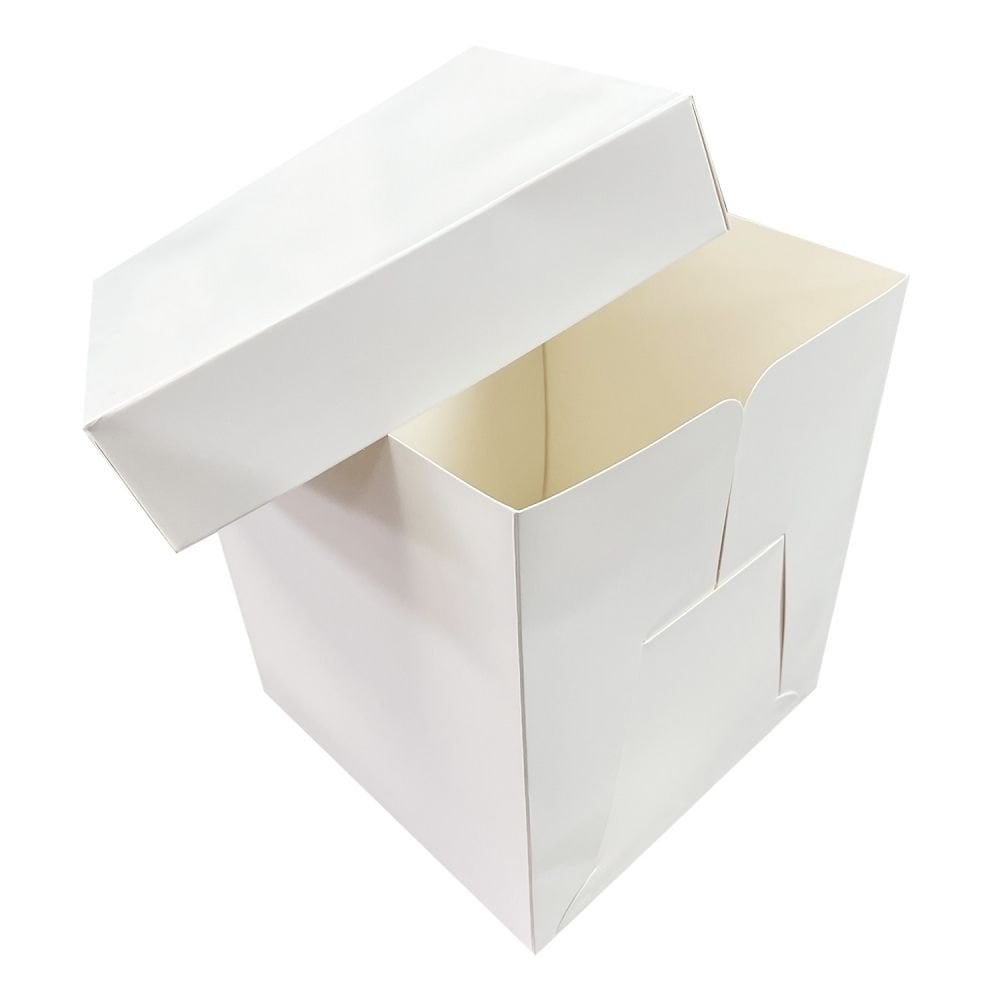 White Tall Cake Box