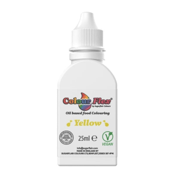 Yellow Colour Flex Oil Food Colouring 25ml