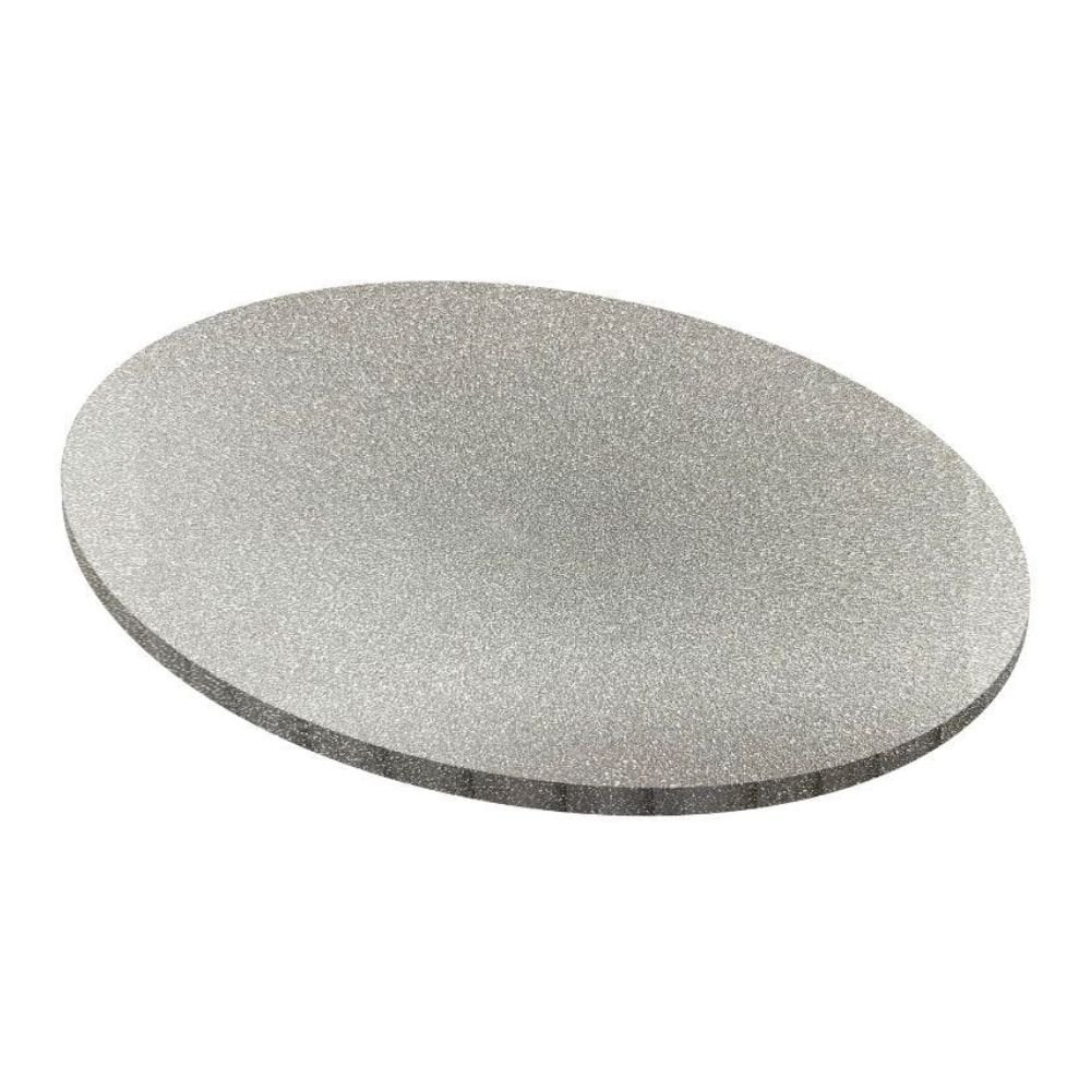 5mm Silver Glitter Round Masonite Board