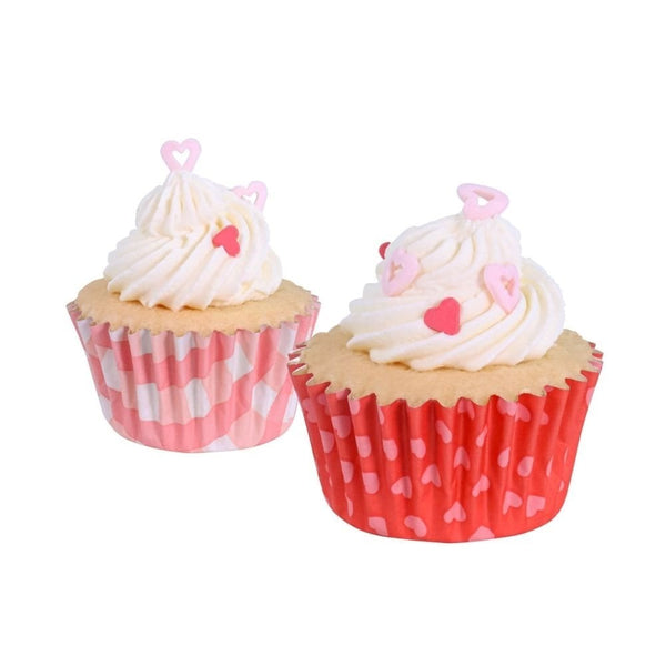 Love Patterns Foil Lined Mini Cupcake Cases x 60