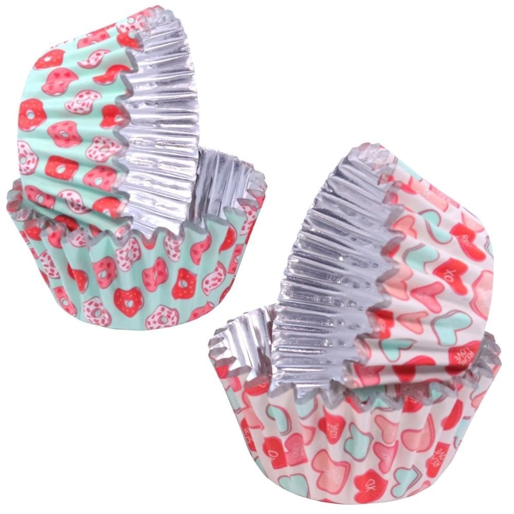 Pretty Sweet Foil Lined Mini Cupcake Cases x 60