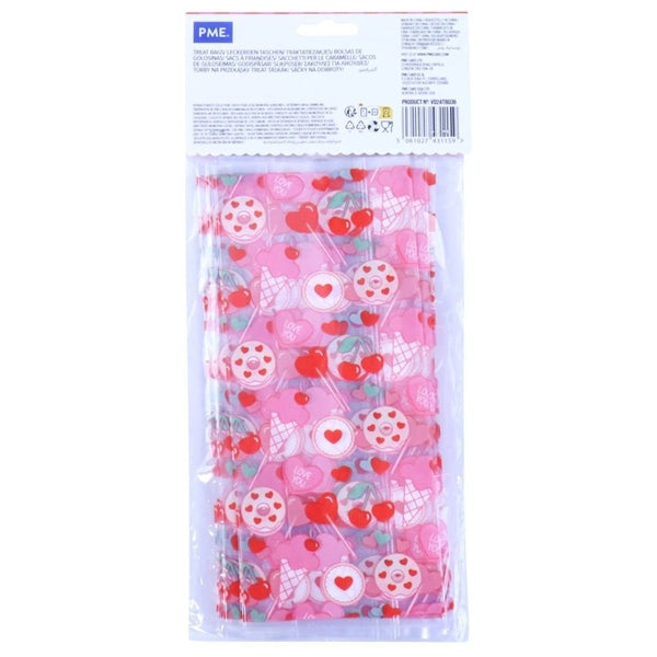 Sweet Love Treat Bags With Ties x 20