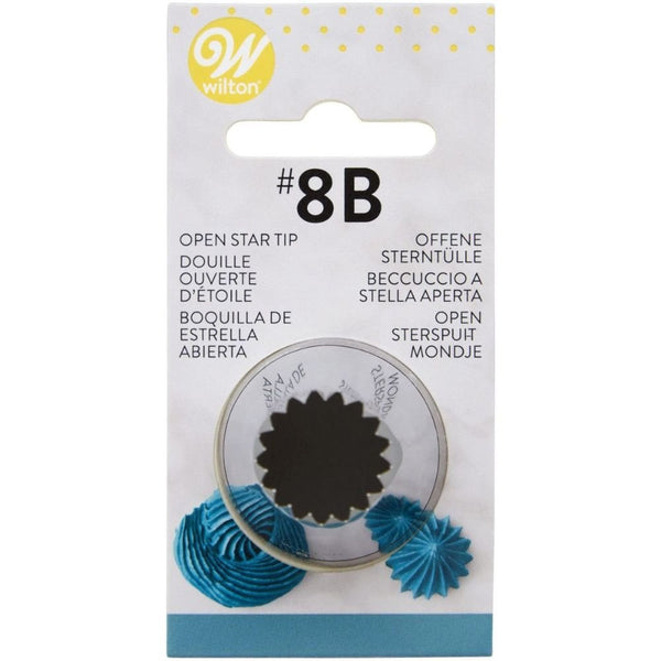 No.8B Open Star Piping Tip