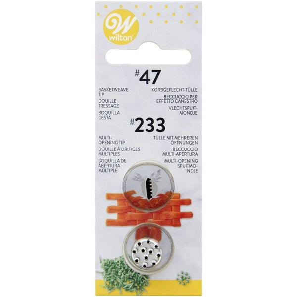 Piping Tip Set Of 2 (No.47, No.233)
