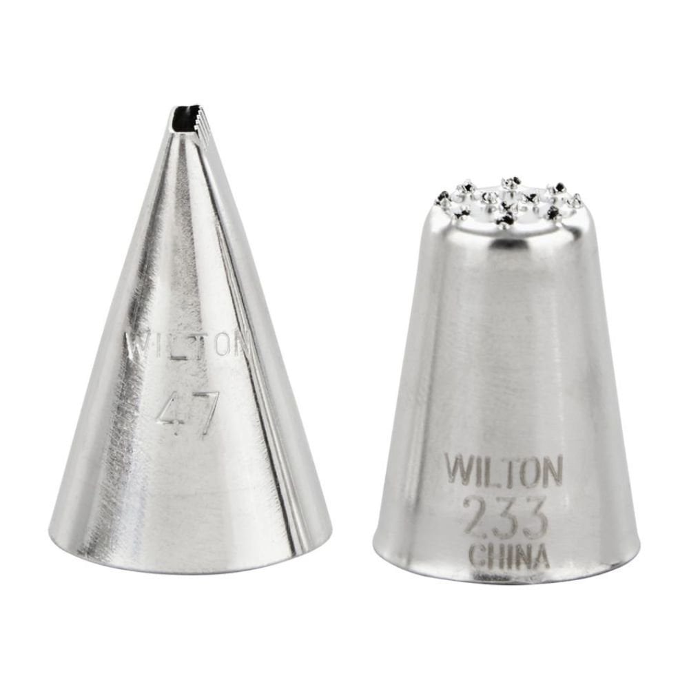 Piping Tip Set Of 2 (No.47, No.233)