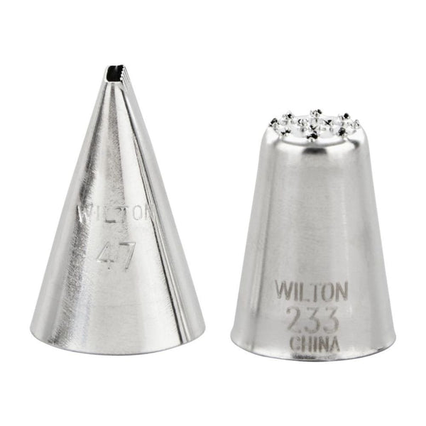 Piping Tip Set Of 2 (No.47, No.233)