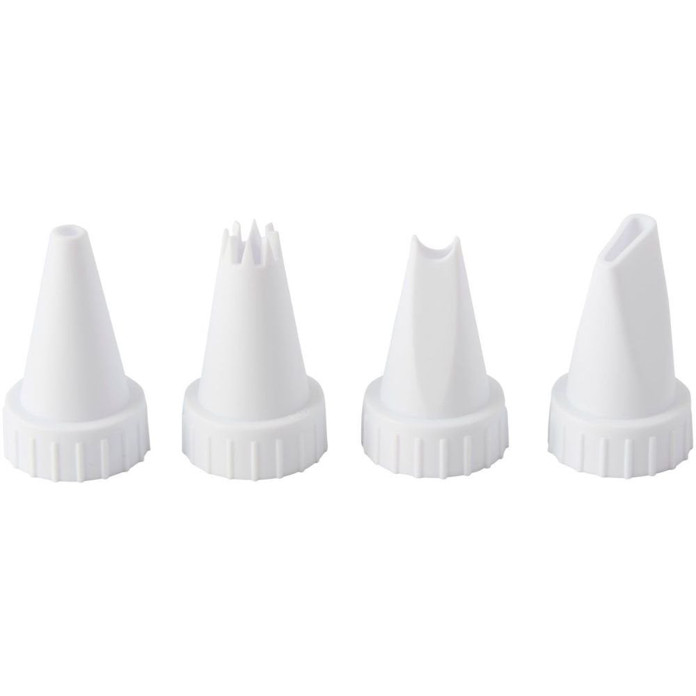 Piping Tip Set Of 4 (Star, Round, Leaf, Petal)