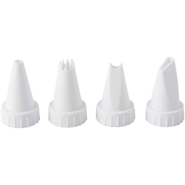 Piping Tip Set Of 4 (Star, Round, Leaf, Petal)