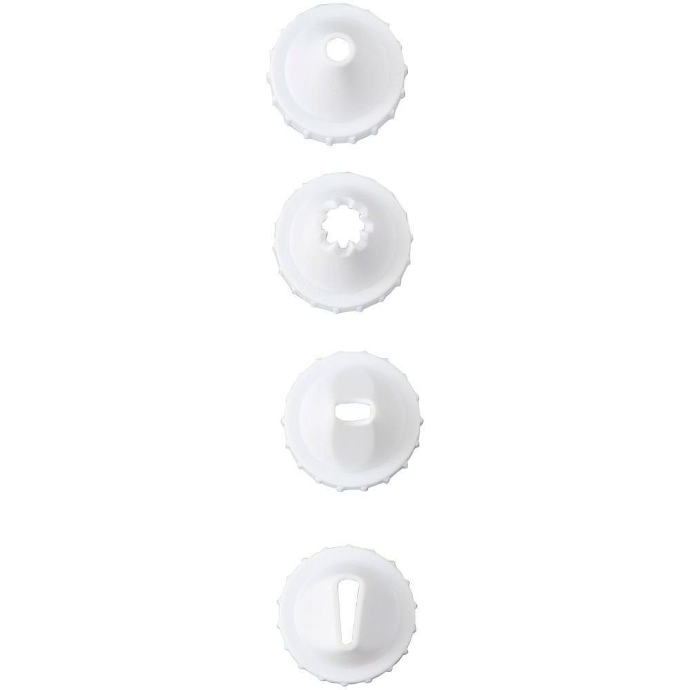 Piping Tip Set Of 4 (Star, Round, Leaf, Petal)