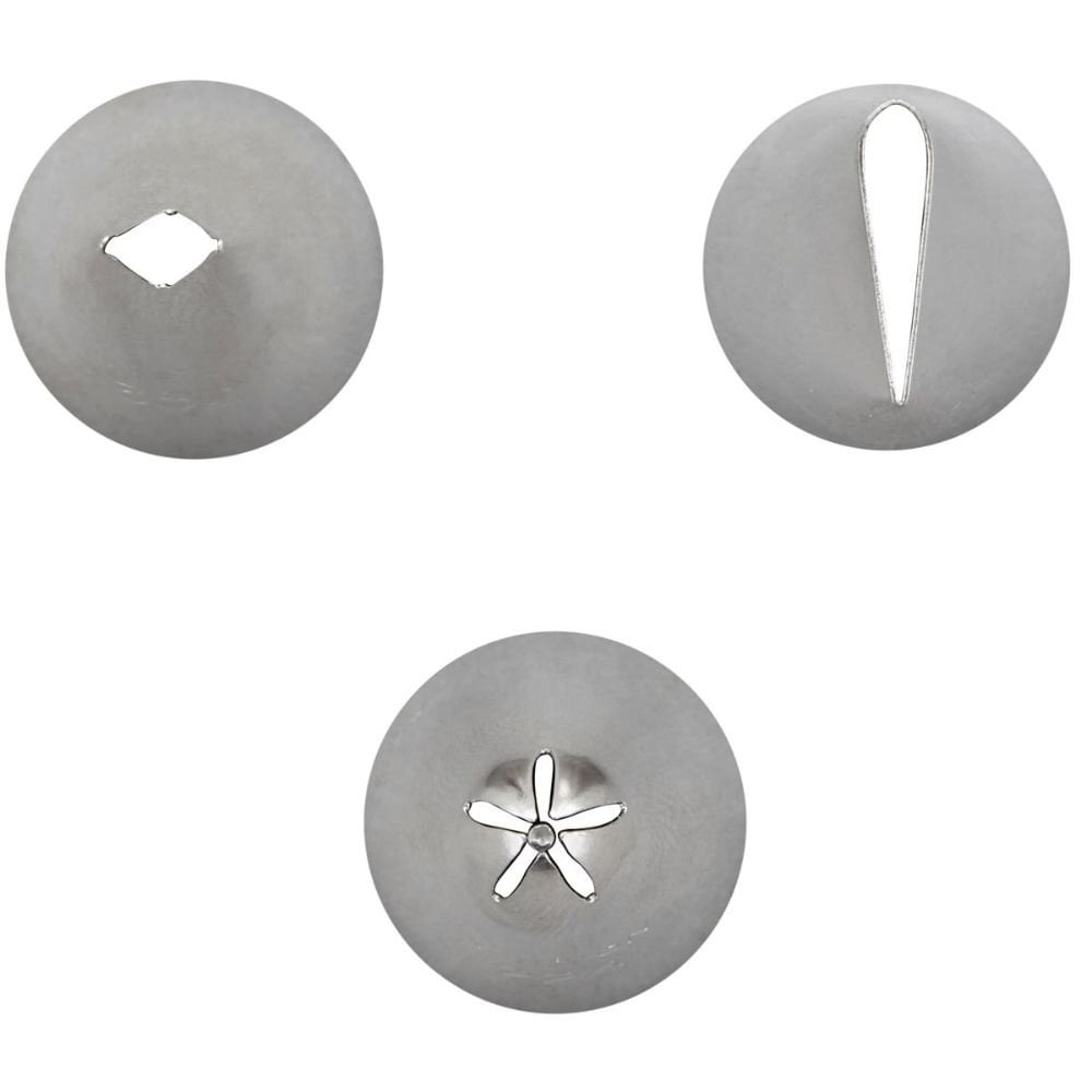 Piping Tip Set Of 3 (No.104, No.352, No.224)