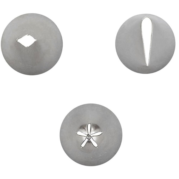 Piping Tip Set Of 3 (No.104, No.352, No.224)