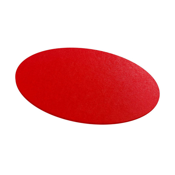 2mm Red Round Cake Card Pack Of 10