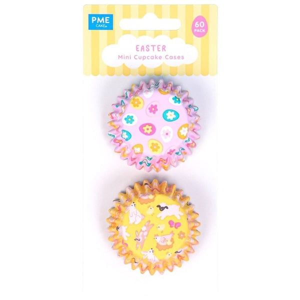 Easter Foil Lined Mini Cupcake Cases x 60