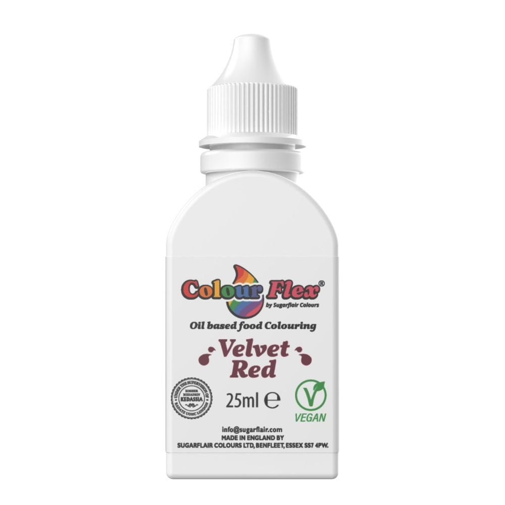 Velvet Red Colour Flex Oil Food Colouring 25ml