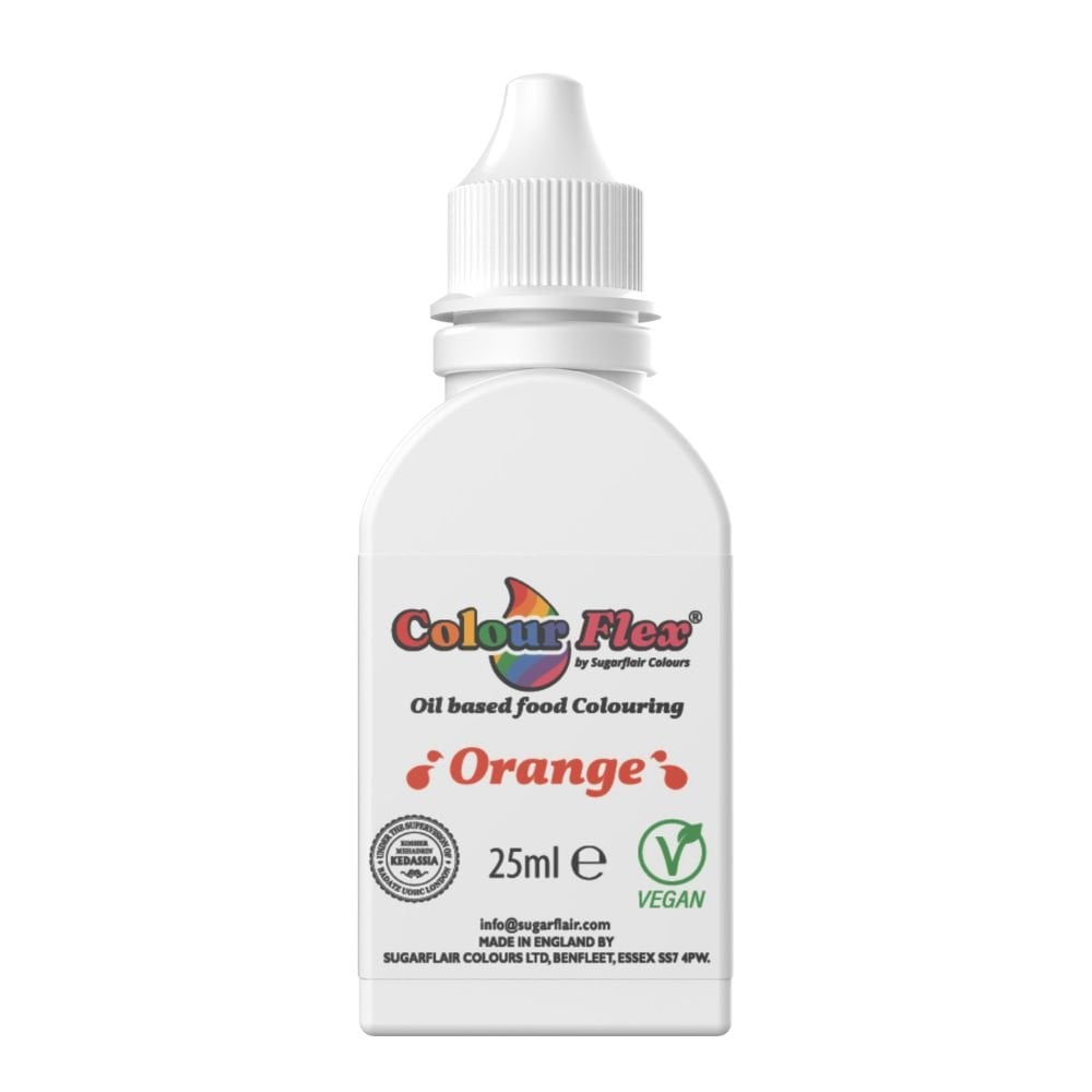Orange Colour Flex Oil Food Colouring 25ml