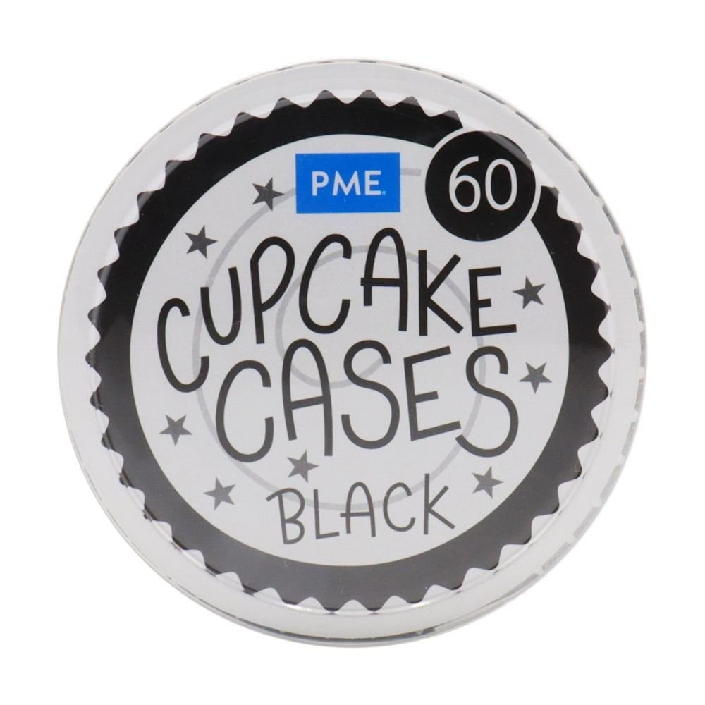 Black Cupcake Cases x 60