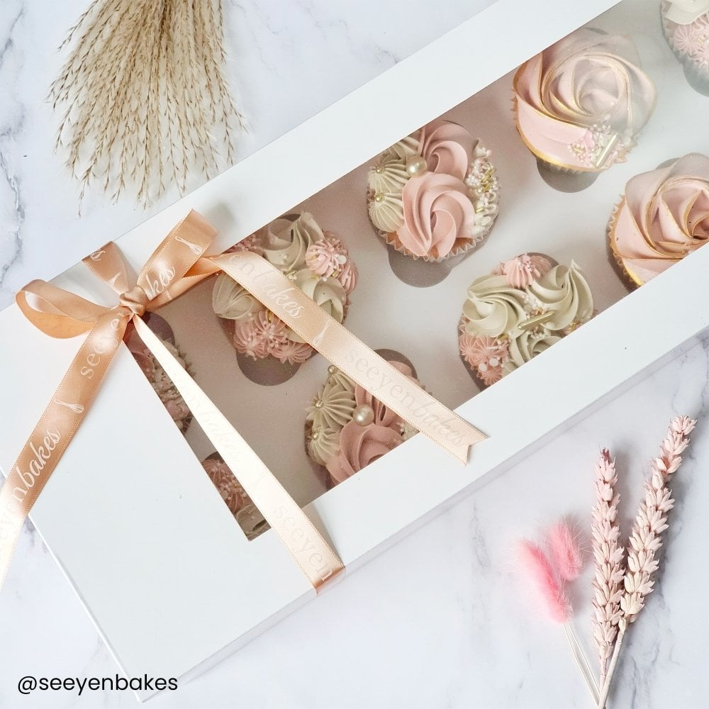 Oblong Cupcake Box - Holds 12 - 2 pack