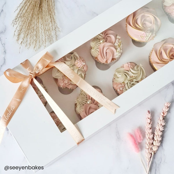 Oblong Cupcake Box - Holds 12 - 2 pack