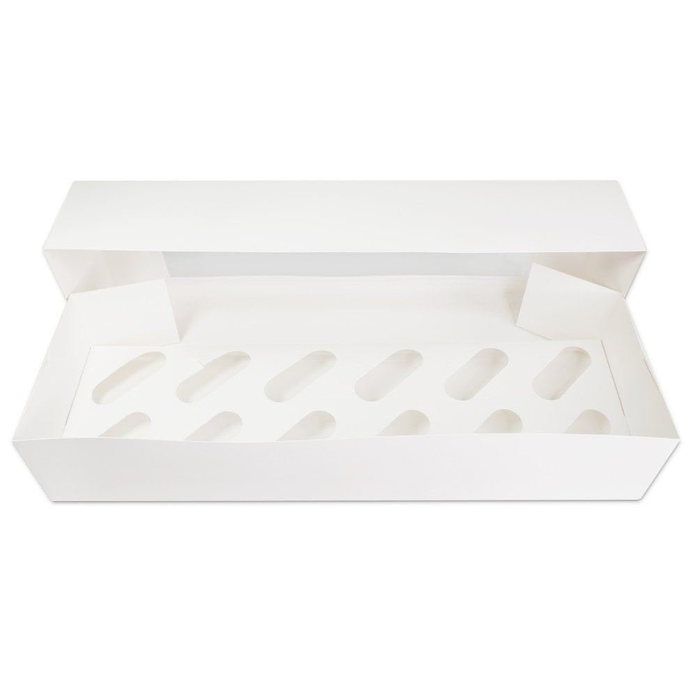 Oblong Cupcake Box - Holds 12 - 2 pack