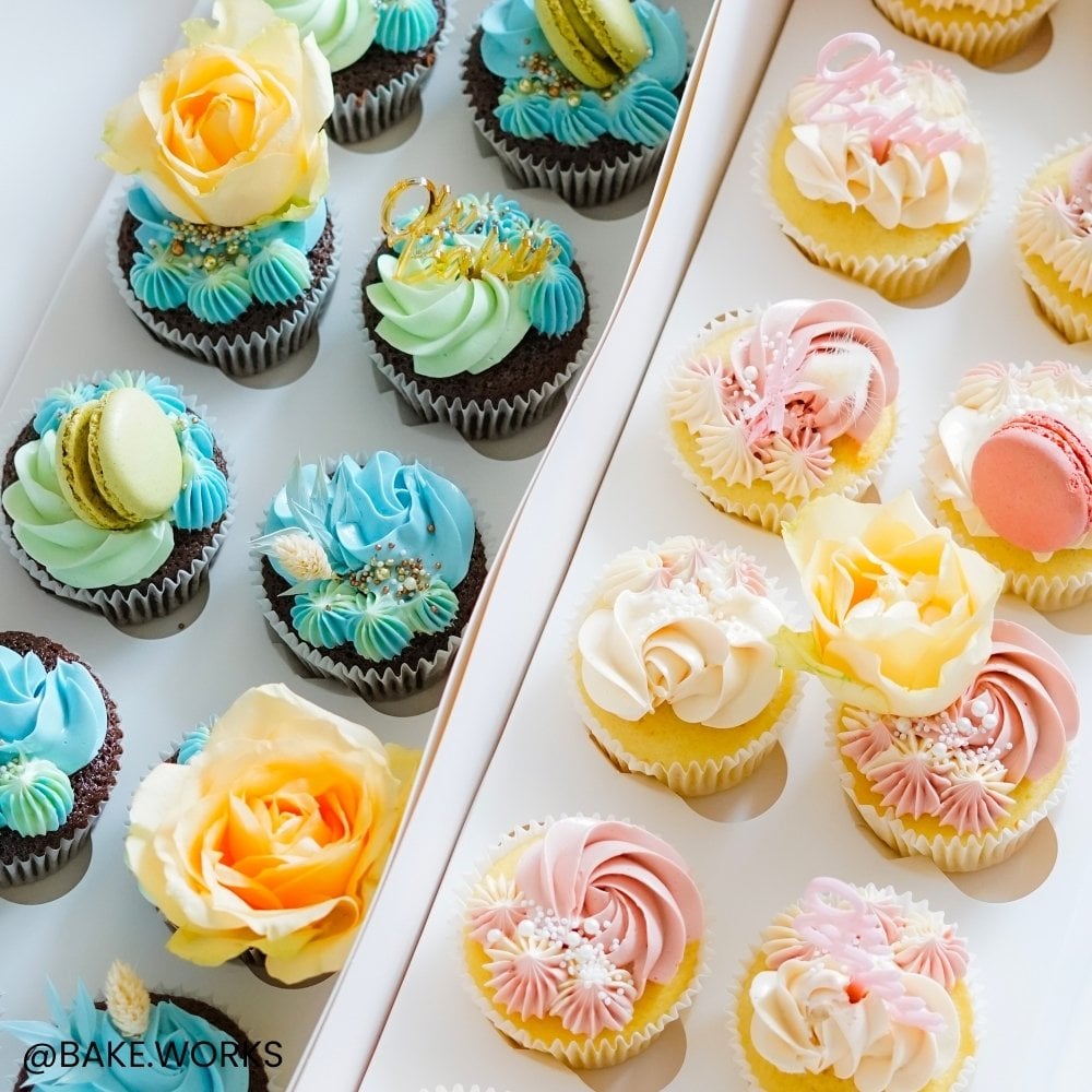 Oblong Cupcake Box - Holds 12 - 2 pack