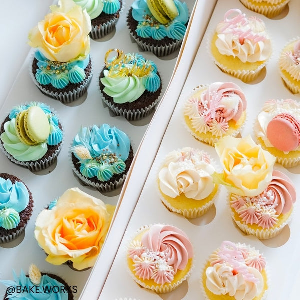 Oblong Cupcake Box - Holds 12 - 2 pack