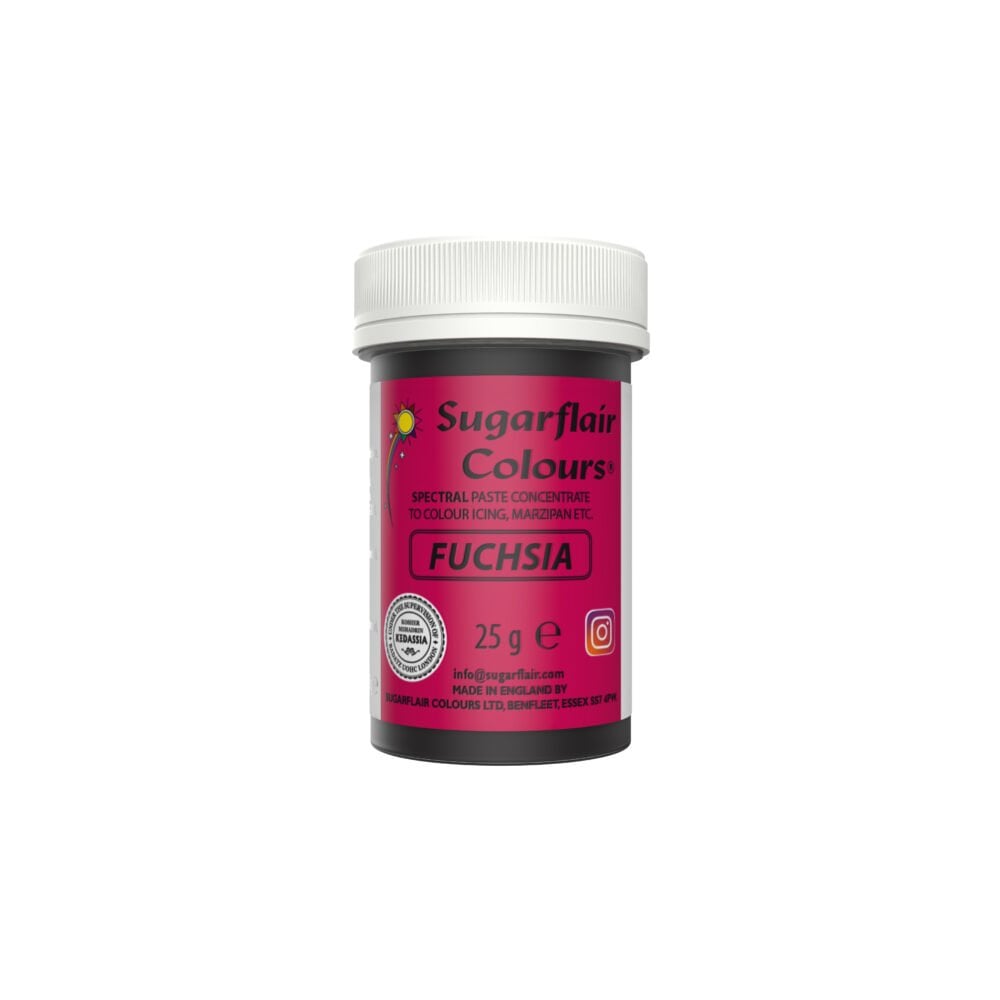 Fuchsia - Spectral Paste Concentrate Colouring 25g By Sugarflair